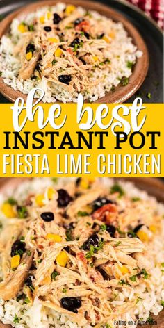 the best instant pot fiesta lime chicken is ready in minutes and it's so easy to make