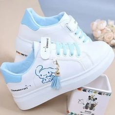 Description: Make every step adorable with these Miniso Sanrio-inspired children’s sneakers featuring beloved characters Kuromi, Cinnamoroll, and My Melody. Designed with a soft bottom and anti-slip sole for extra comfort and safety, these cute heart-themed shoes are perfect for little girls who love kawaii anime style. An ideal gift for any Sanrio fan! Features: Sanrio Characters: Adorned with Kuromi, Cinnamoroll, and My Melody, bringing fun anime charm to every outfit. Soft Bottom: Prov Anime My Melody, Girls Heart, Kuromi Cinnamoroll, Kawaii Shoes, Kawaii Gifts, Cute Sneakers, Sanrio Kuromi, Children Shoes, Cute Anime