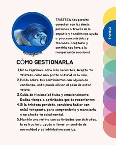 ☀️ Cada emoción debe ser gestionada para mantener una buena salud mental. . . . 💫 Como psicóloga, motivo a mis pacientes a explorar y comprender todas sus emociones, sin juzgarlas ya que es muy importante sentirlas y aceptarlas para hacer los cambios que se necesiten y así poder asumir mejor una situación e incluso la vida 🫂 . . . 👉 Recuerda, no hay emociones "buenas" o "malas". Todas tienen un propósito para tu salud mental. Y de eso hablo en cada imagen 🫶 . . . Si necesitas apoyo para gest... Integral Yoga, Psychology Studies, Womens Retreat, School Psychology, School Study Tips, Behavior Management, Psychology Facts, Teaching English, Study Tips