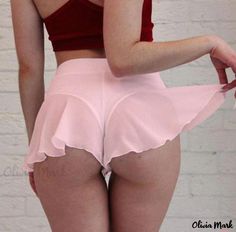 Olivia Mark - Sensual Nightwear to Enchant Your Home Life Moda Academia, Short Pollera, Womens Summer Shorts, Dress Chiffon, Mini Short, Skirt Mini, Sport Dress, Pole Dance, Garters