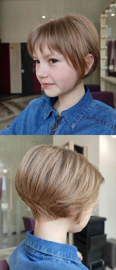 21 Cutest Short Hairstyles For Little Girls in 2022 Girls Pixie Cut, Girls Pixie Haircut, Baby Haircut, Extension Hair, Girls Short Haircuts, Cute Short Haircuts, Girl Haircut