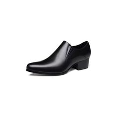 #Color_Black Business Slip-on Heels With Pointed Toe, Elegant Slip-on Oxfords For Formal Occasions, Business Slip-on Closed Toe Leather Shoes, Formal Pointed Toe Court Shoes With Leather Sole, Business Slip-on Leather Shoes With Closed Toe, Business Leather Slip-on Shoes With Closed Toe, Business Leather Shoes Slip-on Closed Toe, Formal Almond Toe Court Shoes With Leather Sole, Fitted Elegant Loafers For Formal Occasions