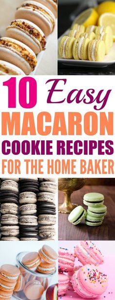 the top ten macaron cookie recipes