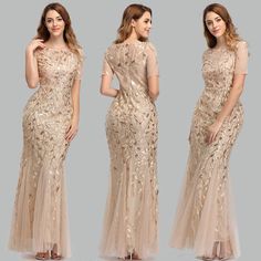 Plus Size Evening Dresses Mermaid O Neck Short Sleeve Lace Appliques – Dresslittly Plus Size Evening Dresses, Long Party Gowns, Evening Gown Dresses, Sequin Evening Dresses, Fishtail Dress, Long Sleeve Gown, Evening Dresses Plus Size, Party Gown, Mermaid Evening Dresses