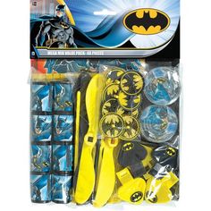 batman birthday party supplies set with batman costume and accessories, including bat - man mask