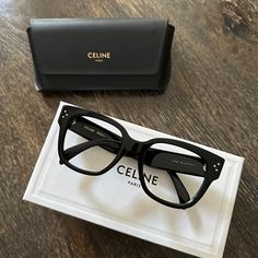 Brand New Gorgeous Celine Eyeglasses. Can Be Used With Prescription Lenses Or Sunglasses (Would Have To Make The Lens) Lens Not Included Celine Eyeglasses, Celine Glasses, Eyeglass Frames For Women, Black Eyeglasses Frames, Celine Accessories, Black Eyeglasses, Eyeglasses Frames For Women, Glasses Accessories, Eye Glasses