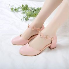 Gender: For Women Style: Fashion,KoreanOccasion: Casual,Party/Club,Office/Career,DressHeel Height: 4cmPlatform Height: 1cmSeason: Spring,Summer,Fall/Autumn,WinterPackage Contents: 1 x Shoes (Pair)Size Guide:28 = foot length 18.5-19cm 29 = foot length 19-19.5cm 30 = foot length 19.5-20cm 31 = foot length 20-20.5cm 32 = foot length 20.5-21cm33 = foot length 21-21.5cm34 = foot length 21.5-22cm (Foot width=8-8.5cm)35 = foot length 22-22.5cm (Foot width=8.5cm)36 = foot length 22.5-23cm (Foot width=8. Pink Block Heel Wedding Shoes For Summer, Summer Wedding Shoes With Block Heel In Pink, Summer Wedding Shoes In Pink With Block Heel, Pink Round Toe Wedding Shoes For Spring, Spring Wedding Shoes Pink Round Toe, Feminine Block Heel Wedding Shoes For Summer, Feminine Summer Wedding Shoes With Block Heel, Cute Block Heel Spring Heels, Cute Summer Heels For Formal Occasions