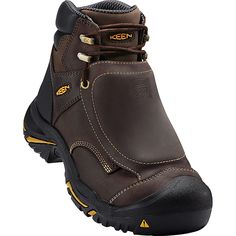 1016166 KEEN Utility Men's Mt Vernon Met Safety Boots - Cascade Brown