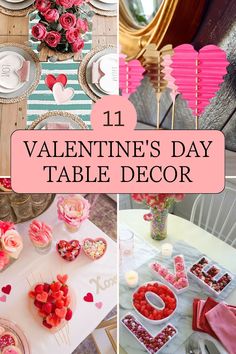 valentine's day table decor