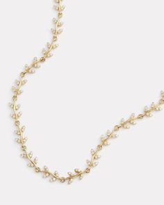 18K Yellow Gold Delicate Vine Necklace with Diamonds, 1.92 TCW16 Inches Style# YNDVNW Chill Wedding, Diamond Cluster Necklace, Vine Necklace, Prom Necklace, Vine Jewelry, Prom 23, Jewerly Ring, Prom Necklaces, Necklace With Diamonds