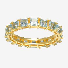 Ring Style: Eternity Bands, BandsFeatures: Quick ShipSetting: ProngStone Cut: EmeraldStone Millimeter Measurement: 3 Mm Width, 3 Mm LengthMetal Color: YellowRing Gallery Height: 3.2mmStone Treatment: Color EnhancedBand Width: 3.5mmCare: Wipe CleanStone Type: 18 Genuine Blue TopazAuthenticity: Genuine StoneBirthstone: December BirthstoneMetal: 14k Gold Over SilverCountry of Origin: Imported Senior Ring, Senior Rings, Birthstone Band, Rings Bands, Sky Blue Topaz, Ring Style, Blue Topaz Ring, Eternity Band, Topaz Ring