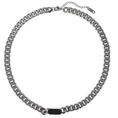 DescriptionTitanium Steel Bar Charm Curb Chain Choker NecklaceSpecificationLength: 39 cm + 5 cm extWeight: 26g/pcsMaterial: Titanium SteelChain Color:silverFeatures & DetailsThis titanium steel bar charm curb chain choker necklace is unique and eye-catching.This beautiful and stylish necklace is ideal for you to wear on any occasions making you more attractive. fashionable and amazing and it is the best gifts for wife. girlfriend. sister and other beloved person.Titanium Steel is a great metal f Rectangular Stainless Steel Silver Necklace, Rectangular Silver Stainless Steel Necklace, Silver Rectangular Chain Necklace, Rectangular Stainless Steel Necklace With Silver Chain, Silver Rectangular Stainless Steel Necklace, Silver Curb Chain Choker Necklace, Silver Stainless Steel Rectangular Necklace, Silver Rectangular Chunky Chain Necklace, Silver Clavicle Chain Necklace With Rectangular Shape