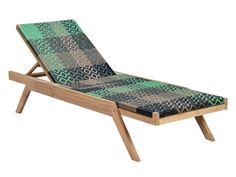 Recliner synthetic fabric sun lounger VIENNA by CBdesign