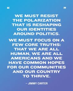 It's Jimmy Carter's 100th birthday! Carter is one of the more remarkable and impactful leaders (both in and out of office) of the last 50 years of American history.⁣⁠ ⁠ Though his time in the White House was short-lived — his impact was significant. He was an early adopter of climate action, had a profound focus on human rights in foreign policy, and notably was the only modern U.S. president who didn't wage war.⁠ ⁠ Post-presidency, Carter quickly got to work establishing @thecartercenter, a ... Jimmy Carter Quotes, We Are All Human, Out Of Office, Jimmy Carter, 100th Birthday, Climate Action, 7 Deadly Sins, Quotes And Notes, Foreign Policy