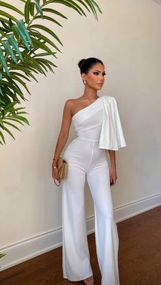 Grad Outfits, Stile Casual Chic, Classy Jumpsuit, Dinner Dress Classy, Jumpsuit Elegant, Dinner Dress, Glam Dresses