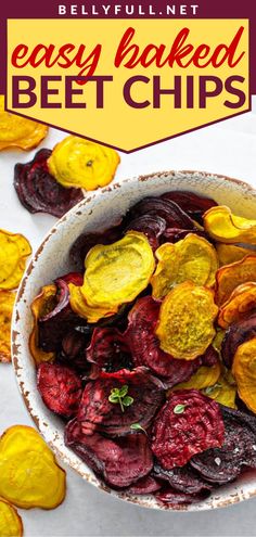 Baked Beet Chips, healthy snack ideas, healthy recipes Creme Fraiche Dip, Orange Dip, Plant Based Gluten Free, Baking Chips, Chips And Dip, Holiday Appetizers Easy, Holiday Appetizers Recipes