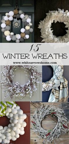 winter wreaths that are easy to make