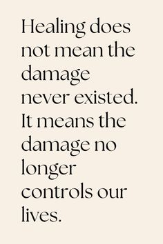 a quote that reads,'health does not mean the damage never tasted it means the danger