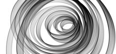 an abstract black and white photo with swirls in the shape of a circle on a white background