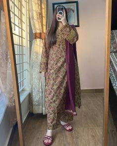 #FashionInspiration #OOTD (Outfit of the Day) #StreetStyle #FashionTips #StyleGoals Khaddar 2 Piece Suit Design, Pakistani Cotton Suits Summer, Khaddar Kurta Designs, Simple Pakistani Dresses Casual, Hakoba Dress, Printed Suit Design, Party Dress Classy Elegant, Panjabi Design, Lace Designs On Suits