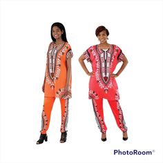 African Pant Set Two Piece Set: Top & Pant Size: One Size (Fits Up To 3x). This Two Piece Set Is Stretchy Comfortable & Easy: 95% Polyester, 5% Spandex Machine Wash In Cold Water. No Bleach. Tumble Dry Low. Iron As Needed. For Wholesale Orders Please Message Us. Printed Sets With Straight Pants, Casual Vacation Sets With Straight Pants, Printed Sets With Relaxed Fit, Printed Relaxed Fit Sets, Casual Multicolor Long Pants Sets, Casual Pants In A Matching Set, Multicolor Pant Set For Loungewear, African Pants, Print Pant