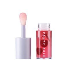 Fenty Beauty Lip Oil Cherry, Lip Oil Fenty, Fenty Beauty Lip Oil, Fenty Skin Lip Oil, Fenty Lip Oil, Koleksi Makeup, Barbados Cherry, Fenty Skin