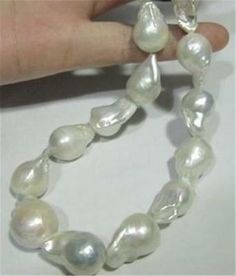 Luxury White Beads For Jewelry Making, Cheap Pearl Necklaces For Jewelry Making, Cheap Pearl Jewelry With Faceted Beads, Cheap Pearl White Jewelry For Jewelry Making, Cheap Beaded Pearl Costume Jewelry Necklace, Boroque Pearl Necklaces, How Are Pearls Made, White South Sea Pearl Necklace, Simple Pearl Pendant