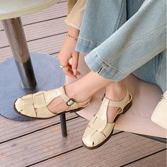 CHIKO Alaiya Round Toe Block Heels Flats Sandals Chiko Shoes, Sandals High Heels, Boots Combat, Sandals Wedge, Flatform Sandals, Flats Sandals, White Mini Dress, High Heel Sandals, Latest Fashion For Women