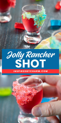 Try The Best Jolly Rancher Shot Recipe for a fun party cocktail! Made with cranberry and vodka, this Jolly Rancher Cocktail Recipe is a fun and vibrant drink that's perfect for any celebration. A flavorful sweet, tangy, and exciting addition to your party cocktails!