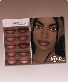 Sims 4 Lip CC: Dinah Lipstick N 509 By Izziemcfire Makeup Cc, Sims 4, Gaming, Lips, Texture, Makeup, Make Up