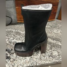 Brand New Never Worn Steve Madden Leather Boots. Dwayne Black Leather Size 8.5. Still In Box. Was A Birthday Gift And Don’t Need Winter Platform Boots With Leather Footbed, Winter Closed Toe Leather Heels, Winter Leather Heeled Boots With Block Heel, Winter Leather Closed Toe Heels, Leather Platform Boots With Block Heel For Winter, Winter Leather Platform Boots With Block Heel, Winter Leather Platform Heels, Winter Leather Platform Boots With Stacked Heel, Winter Leather Heeled Boots With Stacked Heel