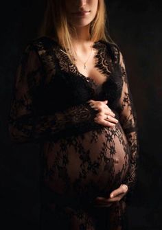 Maternity dresses Photo Shoot Women, Black Lace Maternity Dress, Lace Maternity Gown, Boho Maternity Dress, Beautiful Maternity Dresses, Lace Maternity Dress, Bath Dress, Boho Maternity, Dress Photography