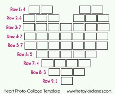 the diagram shows how many rows of numbers are arranged