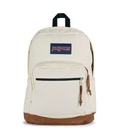 JanSport Right Pack Backpacks Right Pack Jansport, Beige Jansport Backpack, Jansport Coconut Backpack, Jansport White Backpack, Jansport Cream Backpack, Coconut Jansport Backpack, Cute School Backpacks Highschool, School Backpacks Highschool Aesthetic, School Backpacks Jansport