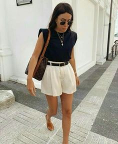 Looks Chic, Summer Fashion Outfits, Casual Summer Outfits, Outfit Casual, Looks Vintage, Outfits Casuales