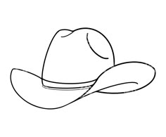 Cowboy Hat Instagram Highlight Cover, Cowboy Boot Drawing Simple, Akubra Hat Tattoo, Cowboy Hat Line Drawing, Cowgirl Hat Clipart, Cowboy Hat Template Free Printable, Cowboy Hat Svg Free, Cowboyhatt Tattoo, Drawing Of Cowboy Hat