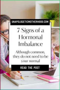 7 signs of a hormone imbalance that aren't just part of being a woman. We are sharing the most common signs and symptoms women show when dealing with a hormone imbalance. Learn what these signs are, what your main hormones are, and what you can do about it in this post. Head to the blog to learn more. | hormone imbalance symptoms | hormone imbalance | hormone health | women's hormone health | women's hormone imbalance | Hormone Imbalance Symptoms, Hormone Diet, Low Estrogen Symptoms, Too Much Estrogen, Low Estrogen, Hormonal Imbalance, Low Libido, Collagen Benefits, Estrogen Dominance