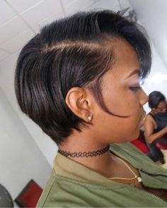 |Lilshawtybad|  http://rnbjunkiex.tumblr.com/ Bob Cut Hairstyles, Natural Hair Bob Cut, Natural Hair Bob, Short Relaxed Hairstyles, Short Black Hair, Cut Hairstyles, Short Sassy Hair