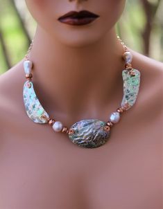 Abalone shell jewelry Beach wedding jewelry Uniqure jewelry | Etsy Unconventional Jewelry, Wife Gift Ideas, 30th Anniversary Gifts, Beach Wedding Jewelry, Abalone Jewelry, Abalone Shell Necklace, Ocean Inspired Jewelry, Edison Pearls, Tahitian Black Pearls