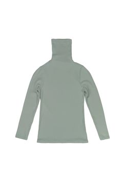 Whidbey Turtleneck | Jungmaven Hemp Clothing & Accessories - USA Made Spring Relaxed Fit High Neck Turtleneck, Spring High Neck Relaxed Fit Turtleneck, Solid Turtleneck With Thumbholes For Layering, Cotton Turtleneck For Layering, Solid Cotton Turtleneck For Layering, Turtleneck With Thumbholes For Layering, Trendy Funnel Neck Turtleneck For Layering, High Neck Turtleneck With Thumbholes For Layering, Green Funnel Neck Top For Winter