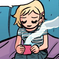 from Scott Pilgrim volume 4 Lisa Scott Pilgrim