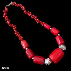 Rare Vintage Red Coral Beads Necklace (N336): Weight: 91.6g, Length: 18-20 inch,  Biggest Bead: 28x20x20 mm  (N323): Weight: 67.8g, Length: 18.5-20.5 inch,  Biggest Bead: 26x16 mm  (N324): Weight: 46.0g, Length: 17.5-20.5 inch,  Bead Width: 10 mm (N242): Weight: 104.5g, Length: 20 inch,  Biggest Bead: 23x13x13 mm ALL ITEMS ARE LOCATED IN UNITED STATES Items will be shipped the day after the payment has been completed with exceptions to Sundays. Cheap Red Beaded Necklaces With Large Beads, Red Beaded Necklace With Oval Large Beads, Red Oval Beaded Necklace, Red Necklaces With Polished Oval Beads, Red Necklaces With Large Oval Beads, Vintage Red Coral Necklace With Large Beads, Vintage Red Coral Round Bead Necklace, Coral Red Multi-strand Beaded Necklaces, Adjustable Hand-strung Red Coral Beaded Necklaces