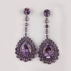 ⚫ This earrings made with amethyst in 925 sterling silver, ⚫ Amethyst Gemstone Dangle Earrings 925 sterling Silver Jewelry. ⚫ Gemstone Earrings, Amethyst Earrings, Dangle Earrings, Everyday Jewelry ⚫ Special customize for Mother's day, Anniversary, Birthday Gift, Valentine, Christmas. ⚫ Item Details: Gross Wt: 8.36 Grams 925 Sterling Silver Wt: 5.68 Grams Amethyst Wt: 13.4 Carats Item Size: 55 x 22 mm Item SKU: AECO-2113 Gemstone color may vary due to natural and availability. This is a made to Ear Wrap Earrings, Gemstone Diamond Ring, Silver Handmade Jewelry, Birthday Jewelry, Earrings Everyday, Stone Bangle, Gift Valentine, Sterling Silver Jewelry Handmade, Jewelry Birthday