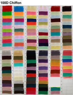 color swatches showing the different shades of colors in each section and how to use them