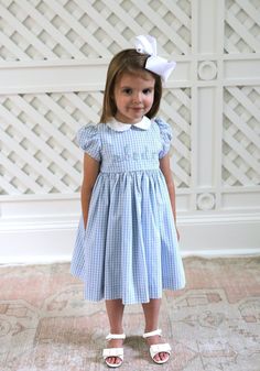 Born On Fifth, Back To School Dress, White Gingham Dress, School Edition, French Kids, Smocked Dresses, European Dress, Baby Inspiration