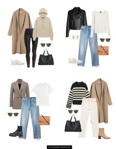 Create an effortless fall capsule wardrobe 2022 with these fall wardrobe essentials. Get classic capsule wardrobe inspiration plus tons of casual fall outfits for women that work for the mom, the minimalist, and the socialite who loves going out. Find a perfect mix of comfy, French flair, neutrals, leggings, denim, and versatile closet staples! Fall Outfits Women Minimalist, Travel Outfit 2022 Fall, Wardrobe Staples For Women Classic Style, Basic Fall Outfits 2022, Autumn Fashion Women Fall Outfits 2022, Neutral Fall Wardrobe, Staples Outfits, French Fall Outfits Women