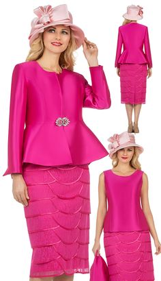 Mia By Giovanna Church Suits And Dresses Fall And Holiday 2023. Perfect item for church events or any special occasions. Classic Pink Party Sets, Classic Pink Suit For Party, Elegant Party Sets, Elegant Pink Evening Set, Elegant Pink Evening Sets, Elegant Holiday Suits, Elegant Pink Long Sleeve Sets, Elegant Pink Evening Suit, Elegant Pink Suit For Fall