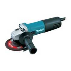 the makit angle grinder is being used for grinding wood and other materials, including sanding