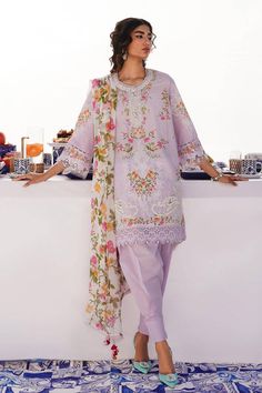 Sana Safinaz M241-019A-3Ci Muzlin Spring Lawn Collection 2024 Default Title Sana Safinaz M241-019A-3Ci Muzlin Spring Lawn Collection 2024 Original brand suit fabric and photography lite diffrance in actual print. Sana Safinaz, Ladies Clothing, Pakistani Suits, Summer Suits, Shalwar Kameez, Suit Fabric, Pakistani Outfits, Printed Sleeves, Cotton Pants