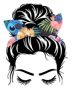 an image of a woman with flowers in her hair